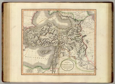 A New Map of Turkey in Asia by John Cary